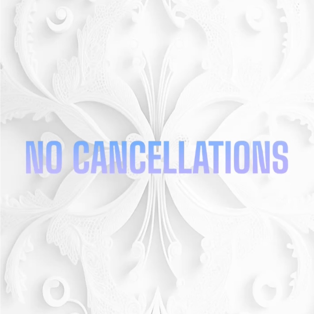 🚫 NO CANCELLATIONS/RETURNS ❗️